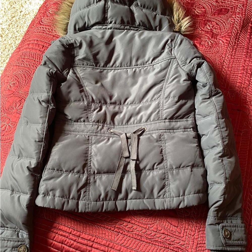 SOLD Y2K abercrombie faux fur coat